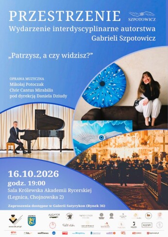 PRZESTRZENIE – artystyczny wieczór Gabrieli Szpotowicz