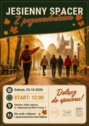 Jesienny spacer z przewodnikiem