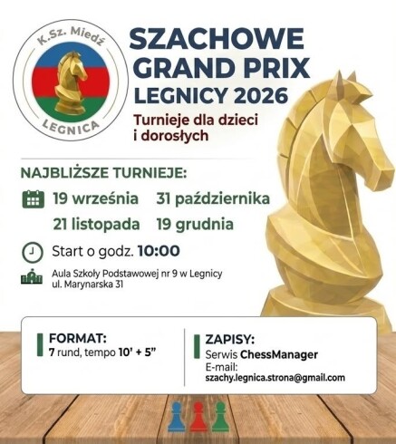 Szachowe Grand Prix Legnicy 2026